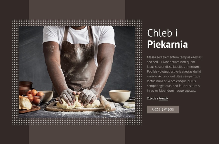 Chleb i piekarnia Szablon HTML5