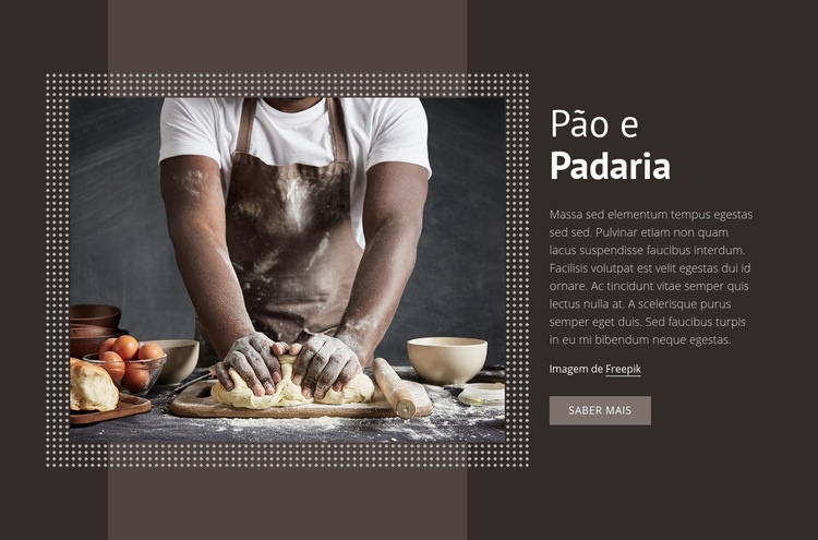 Pão e Padaria Design do site