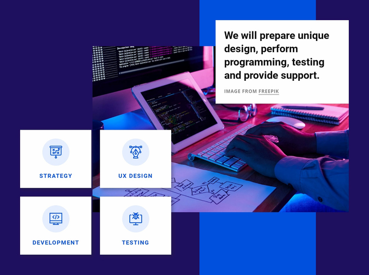 Perform programming Squarespace Template Alternative