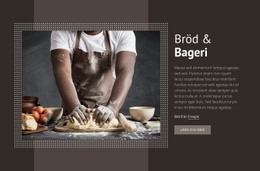 Bröd Och Bageri - Gratis Webbplatsmall