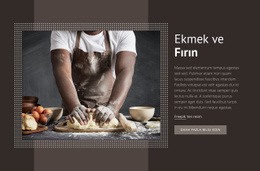 Ekmek Fırını - HTML Sayfası Şablonu