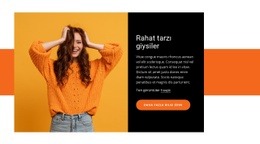 Rahat Ve Giysiler - HTML5 Sayfa Şablonu