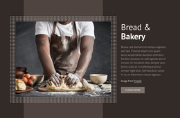 Bread & Bakery - Creative Multipurpose Website Mockup