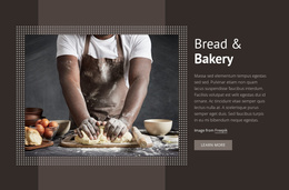 Bread & Bakery - Free Website Template