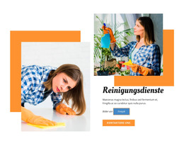 Reinigungsdienste - Benutzerdefiniertes Website-Design