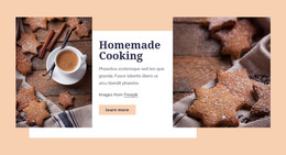 Homemade cooking - Website Mockup by Nicepage