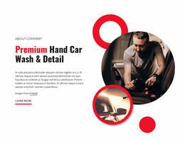 Premium Car Wash - HTML Template Builder