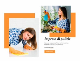 Impresa Di Pulizie - HTML Site Builder