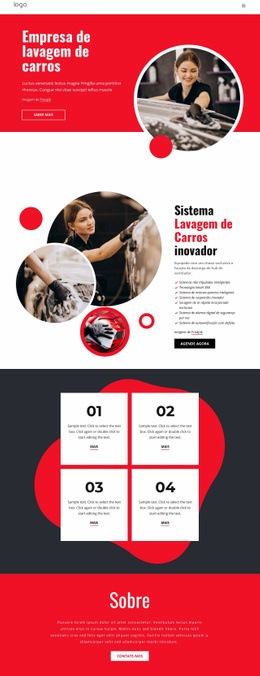 Lavagem De Carros Ecologicamente Correta - HTML5 Website Builder