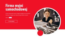 Firma Myjni Samochodowej - Jednostronicowy Szablon HTML