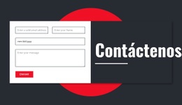 Formulario De Contacto Manimalista