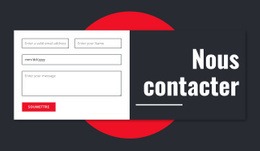 Formulaire De Contact Manimaliste - Website Creator HTML