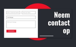 Gratis CSS Voor Manimalistisch Contactformulier