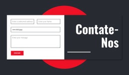 Formulário De Contato Manimalista - Melhor Modelo Joomla