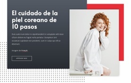 Cuidado De La Piel Coreana - Create HTML Page Online