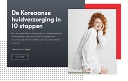 Koreaanse Huidverzorging - Create HTML Page Online