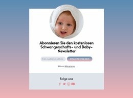 Kostenloser Schwangerschafts- Und Baby-Newsletter - Starter-Site