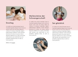 Kreativster Website-Builder Für Meilensteine Der Schwangerschaft