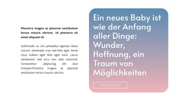 Text Auf Hintergrund Mit Farbverlauf – Fertiges Website-Design
