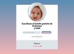 Boletín Gratuito De Embarazo Y Bebé. - Creador De Sitios Web Personalizados