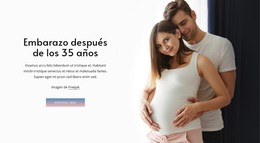 Embarazo Después De Los 35 Años - Plantilla Gratuita
