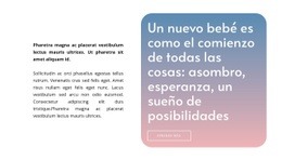 Plantilla HTML5 Texto Sobre Fondo Degradado Para Cualquier Dispositivo