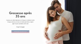 Grossesse Après 35 Ans Modèle HTML CSS Réactif