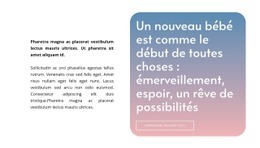 Modèle D'Une Page Le Plus Créatif Pour Texte Sur Fond Dégradé