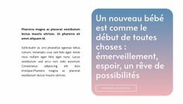 Superbe Page De Destination Pour Texte Sur Fond Dégradé