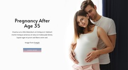 Pregnancy After Age 35 - Free Template