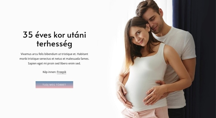 Terhesség 35 éves kor után WordPress Téma