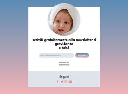 Strumenti Professionali Personalizzabili Per Newsletter Gratuita Per La Gravidanza E Il Bambino