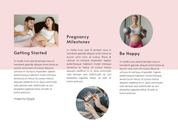 Pregnancy Milestones - Professional Joomla Template