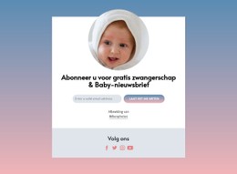 Gratis Nieuwsbrief Over Zwangerschap En Baby'S Responsieve Site