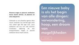 Tekst Op Verloopachtergrond - Multifunctioneel Webontwerp