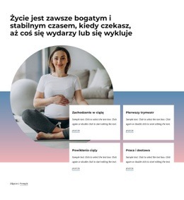 Odnajdywanie Szczęścia W Ciąży - HTML Site Builder