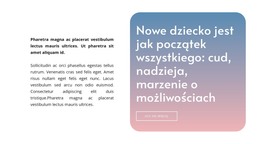 Tekst Na Gradientowym Tle - Responsywny Szablon HTML5