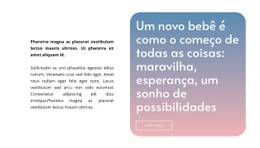 Texto Em Fundo Gradiente - Inspiração Para Maquete De Site