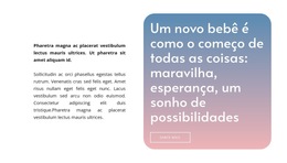 Texto Em Fundo Gradiente - Modelos De Sites Pessoais