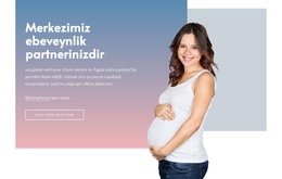 Hamilelik Yardımı Alın - Web Şablonu