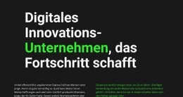 Große Überschrift - Vorlagen Website-Design