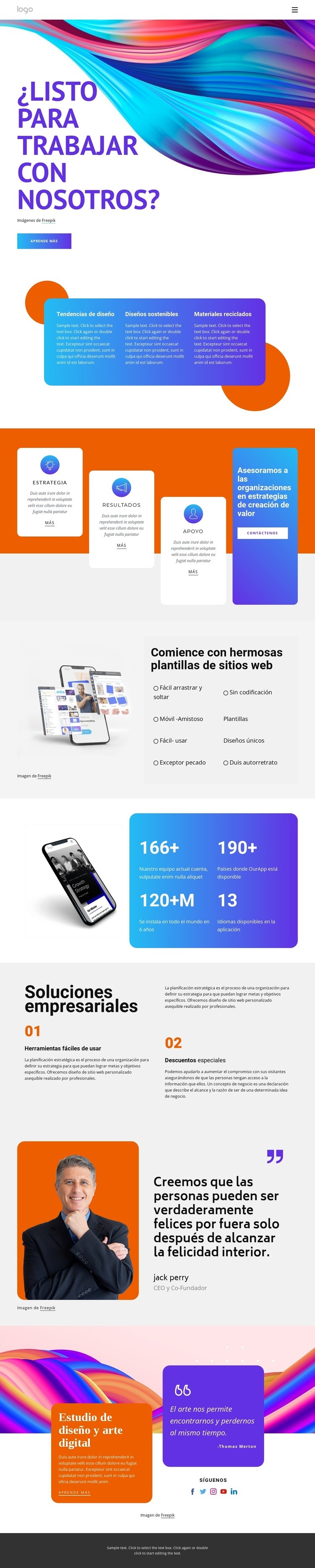 agencia de branding digital Plantilla HTML5