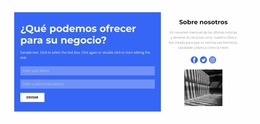 Escríbenos En Las Redes Sociales - Plantilla Joomla 2025