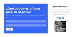 Escríbenos En Las Redes Sociales - Sitio Web Gratuito De Una Página