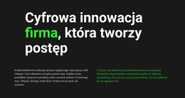 Duży Nagłówek - Darmowy Szablon