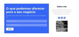 Escreva-Nos Nas Redes Sociais - Modelo De Site HTML