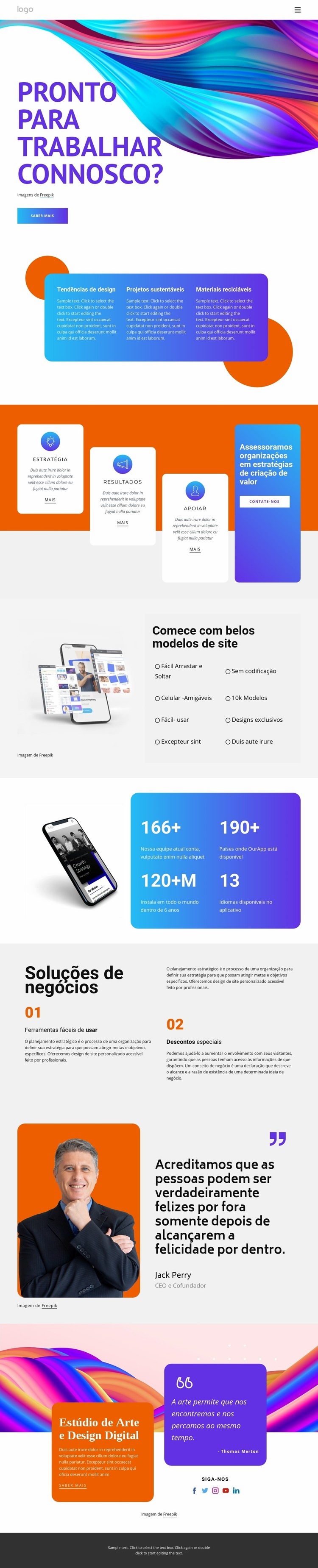 Agência de marcas digitais Modelo HTML5