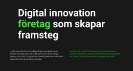 Stor Rubrik - Mallar Webbplatsdesign