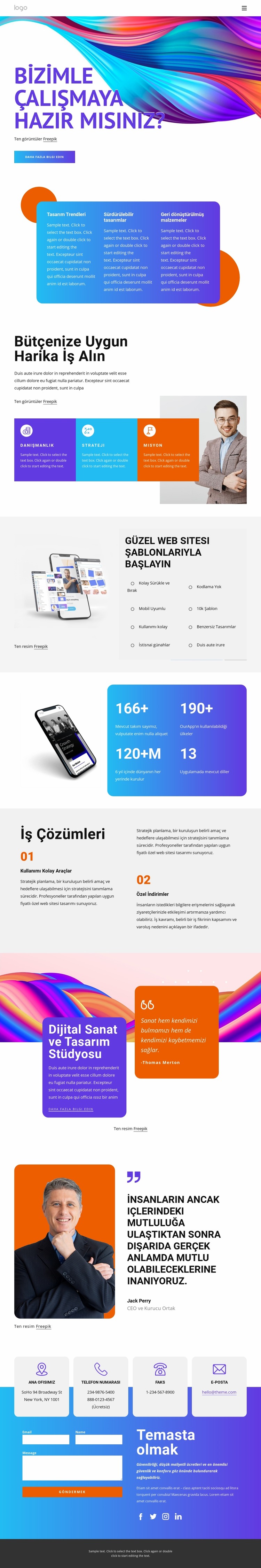 Dijital marka ajansı Joomla Şablonu