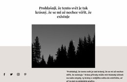 Temná Krajina Šablona